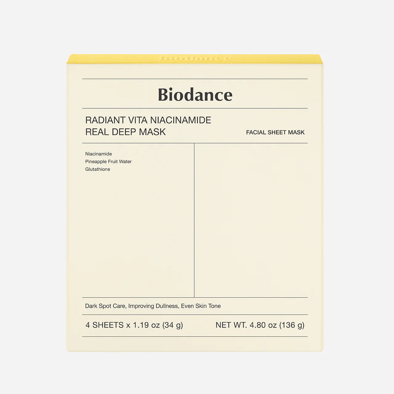 Radiant Vita Niacinamide Real Deep Mask